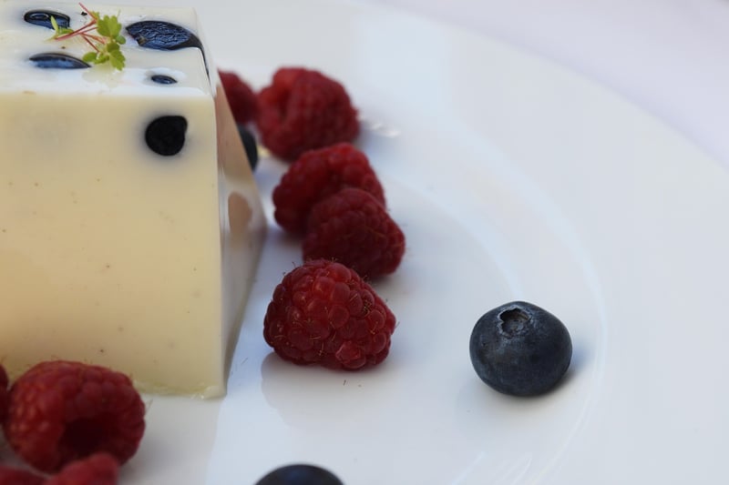 Mango and Passion Fruit Panna Cotta